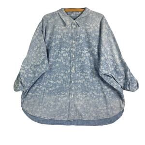 AMERICAN EAGLE Oversized Button Down Front Casual Shirt Size Women’s M